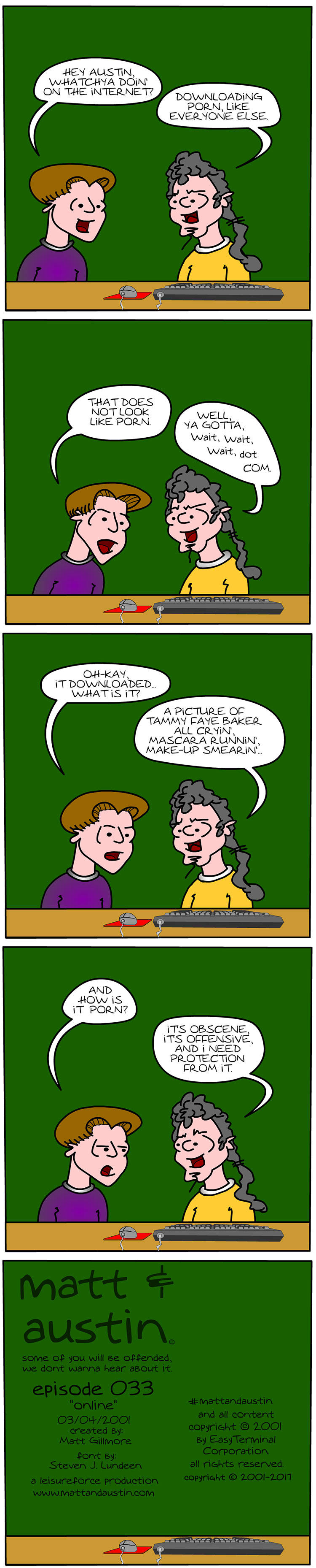 Webcomic The Matt And Austin Comic Strip #033 Online